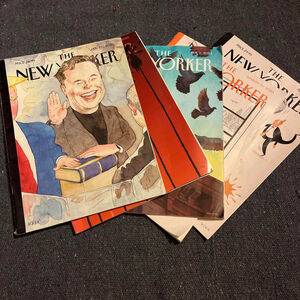 The New Yorker Magazines Five Copies